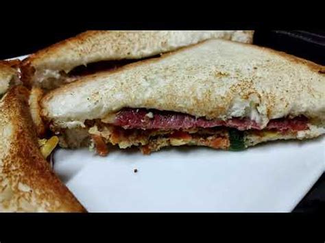 Beef Bacon Sandwich - YouTube