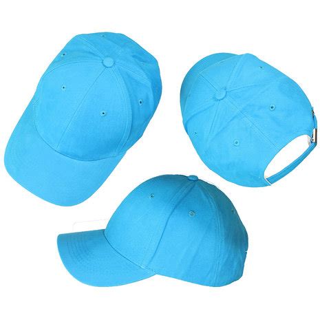 Basic Plain Creta Blue Coloured Cap 3 pieces - Popmerch.com