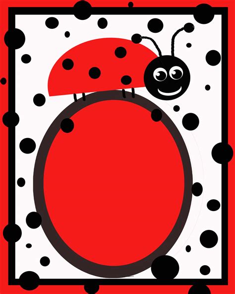 Red & Black Ladybug Invitation Free Stock Photo - Public Domain Pictures