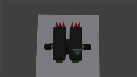 3d sam missile turret model