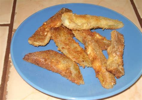 Berenjena Frita con miel. Receta de Martha R- Cookpad