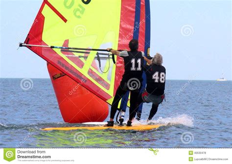 Windsurf, windsurfer class editorial stock photo. Image of colors ...