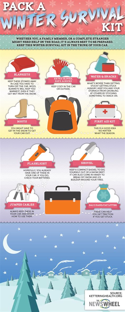 Infographic: Pack a Winter Survival Kit - The News Wheel