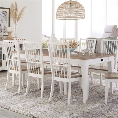 Parker House Americana Modern Transitional Rectangular Dining Table with Table Leaf | Wayside ...