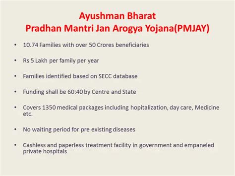 Ayushman Bharat Scheme Details Eligibility Benefits-All You Need to Know