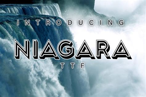 Niagara Font by vladimirnikolic · Creative Fabrica