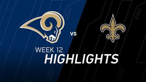 Saints vs. Rams Highlights | 2016 NFL Week 12