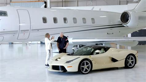 Rock legend Sammy Hagar’s one-of-one Ferrari LaFerrari which he customized to match his private ...