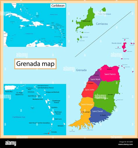 Grenada West Indies Map - Best Map Cities Skylines