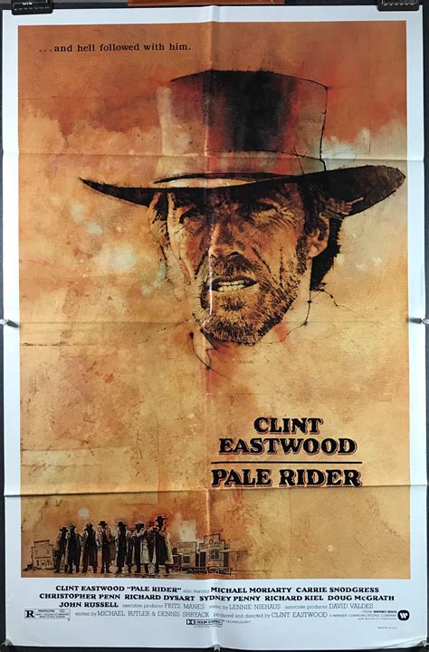 PALE RIDER, Original Clint Eastwood Western Movie Poster - Original ...