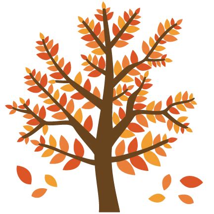 Fall Tree Cliparts: Bring the Beauty of Autumn to Your Designs