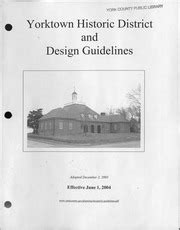 Yorktown Historic District And Design Guidelines : Free Download ...