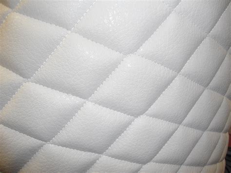 White Quilted Vinyl Fabric With 3/8 Foam Backing - Etsy