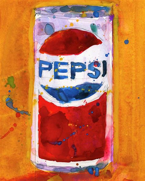 Pepsi Vintage Can Painting by Dorrie Rifkin - Pixels