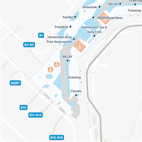 Budapest Liszt Airport Terminal 2B Map & Guide