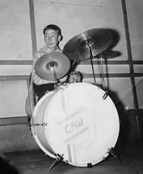 A young Charlie Watts. | Charlie watts, Drums, Rolling stones