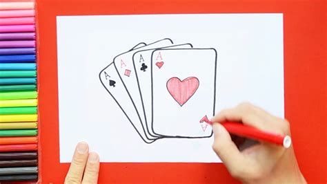 Playing Cards Drawing : Playing Card Drawing At Getdrawings | Bodegawasues