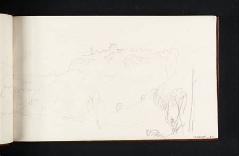 Joseph Mallord William Turner, 'Part of a View of Lake Nemi with the Town of Genzano' 1819 (J.M ...