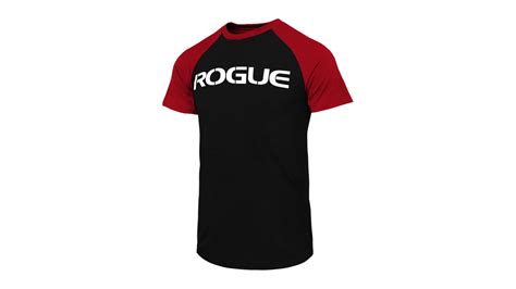 Rogue Raglan Shirt - Black / Red | Rogue Fitness