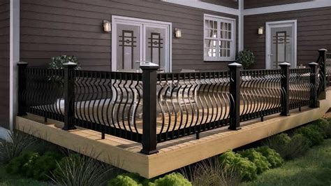 Wrought Iron Deck Railing Ideas - YouTube