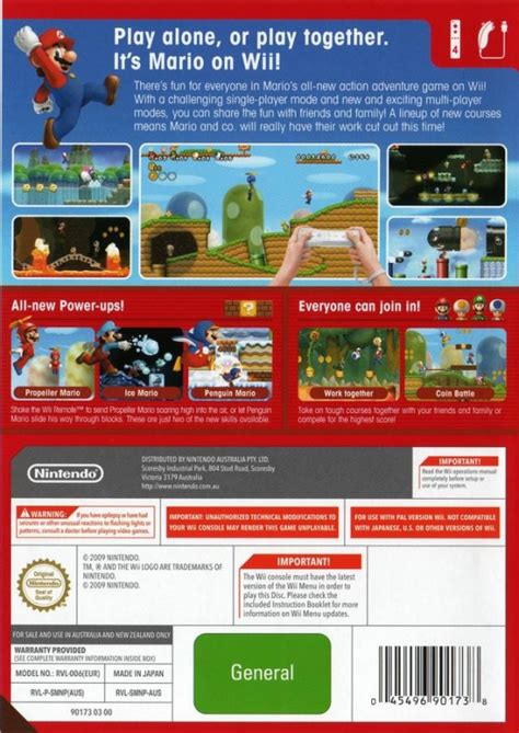 New Super Mario Bros. Wii for Wii - Cheats, Codes, Guide, Walkthrough ...