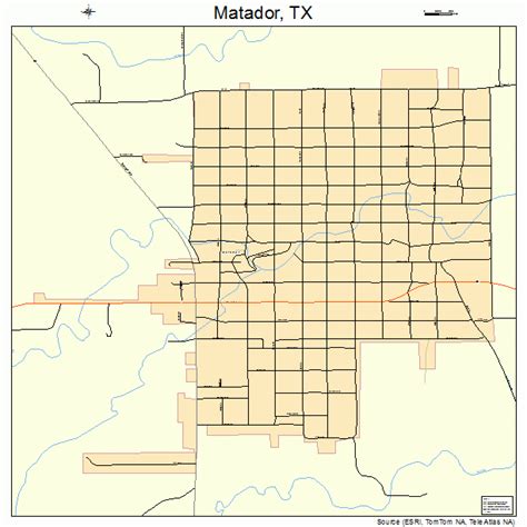 Matador Texas Street Map 4847004