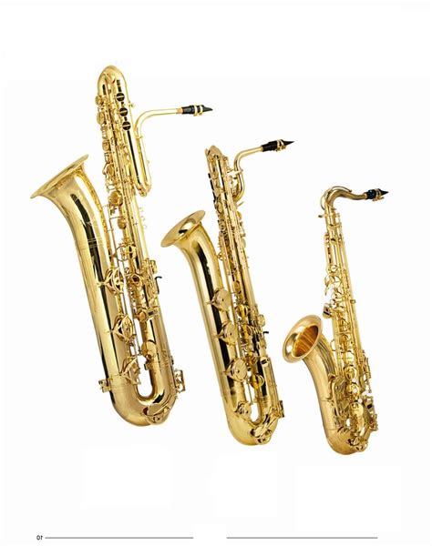 The Saxophone family | Saxophone, Tenor saxophone, Baritone sax