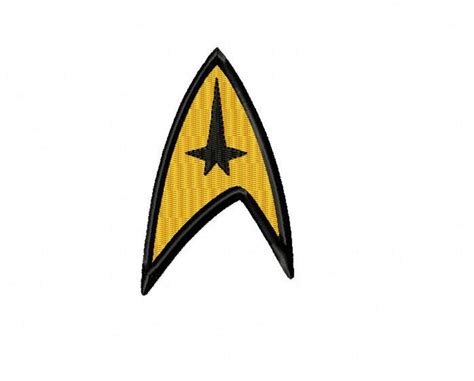 Star Trek COMMAND Logo Machine Embroidery Design in 2 Sizes - Etsy