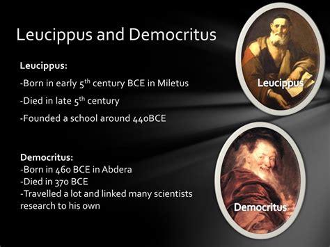 PPT - Leucippus and Democritus PowerPoint Presentation, free download ...