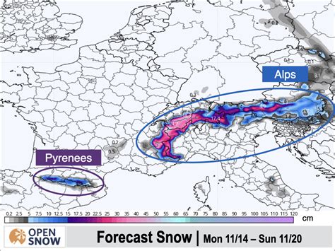 Active Pattern Ahead, Snow Will Slowly Pile Up | Europe Daily Snow ...