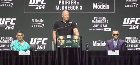 Watch: UFC 264 press conference with Conor McGregor and Dustin Poirier ...