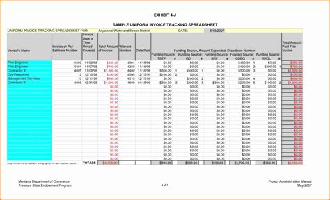 Contract Management Template Excel