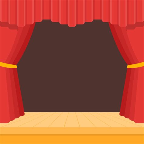 Cartoon Show Red Curtain Stage Background Material, Background, Cartoon Background, Red ...