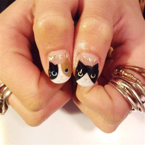 m_nailartgallery | Cat nail art, Cat nails, Animal nails