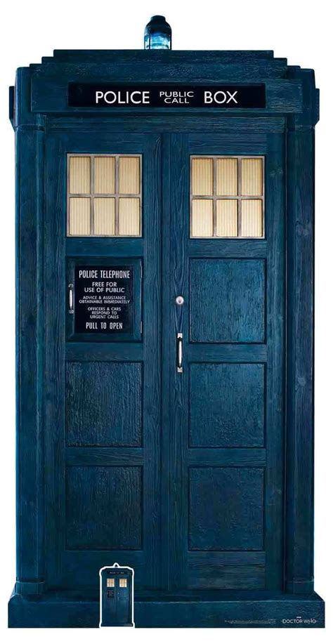 The Tardis from 13th Doctor Who Official Cardboard Cutout / Standup / Standee | eBay