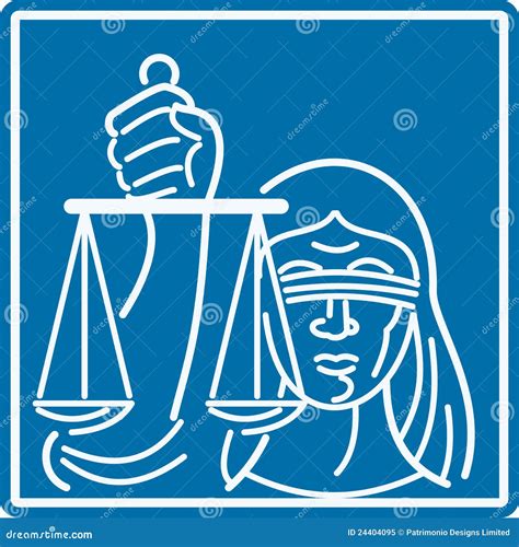 Lady Blindfolded Holding Scales Of Justice Royalty Free Stock Photo - Image: 24404095