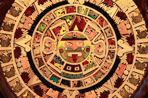 Aztec calendar stock photo. Image of closeup, astronomy - 26207246