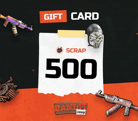 bandit.camp 500 Scrap Gift Card | Buy cheap on Kinguin.net