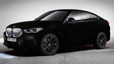 BMW X6 Vantablack Is The World's Darkest Black Colour Car