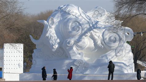 Harbin Ice and Snow Festival: A sneak peek at this year's sculptures - CGTN