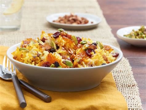 Jeweled Saffron Rice Pilaf Recipe | Food Network