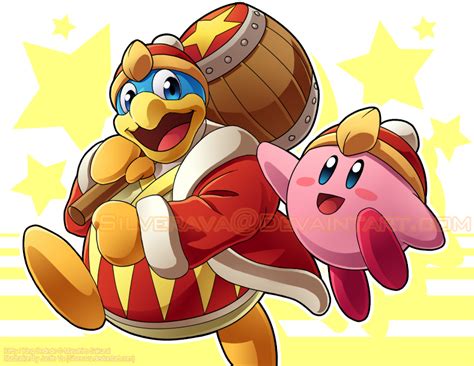 Kirby and King Dedede Print by silverava on DeviantArt