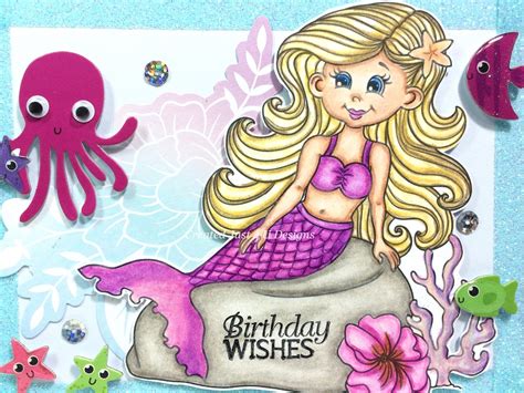 Created Just 4 U: Mermaid Birthday Wishes