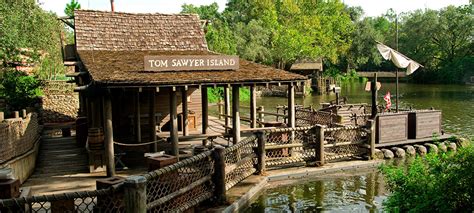 Tom Sawyer Island and Rafts - Walt Disney World - Magic Kingdom