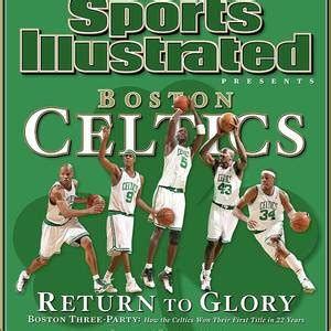 Bill Russell And Boston Celtics Larry Bird Sports Illustrated Cover Photograph by Sports ...