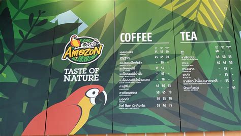 Cafe Amazon Thailand- menu and pricing – Let's visit Thailand