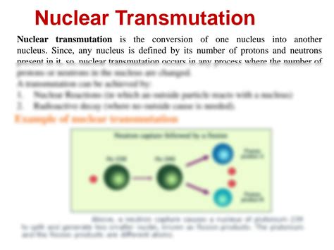 SOLUTION: Nuclear transmutation and types of nuclear reactions - Studypool