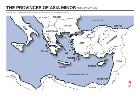 Map of Asia Minor provinces | Historia da igreja, Mapa, Igreja