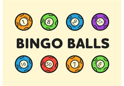 Bingo Balls Editable Vector Icons - Download Free Vector Art, Stock Graphics & Images