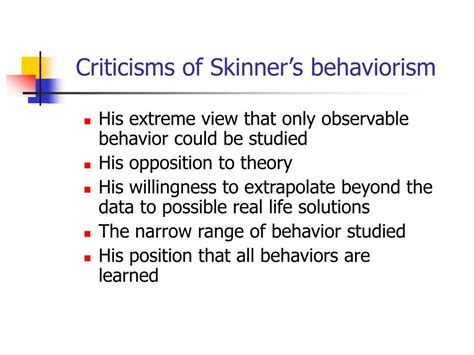 PPT - Behaviorism PowerPoint Presentation - ID:483608